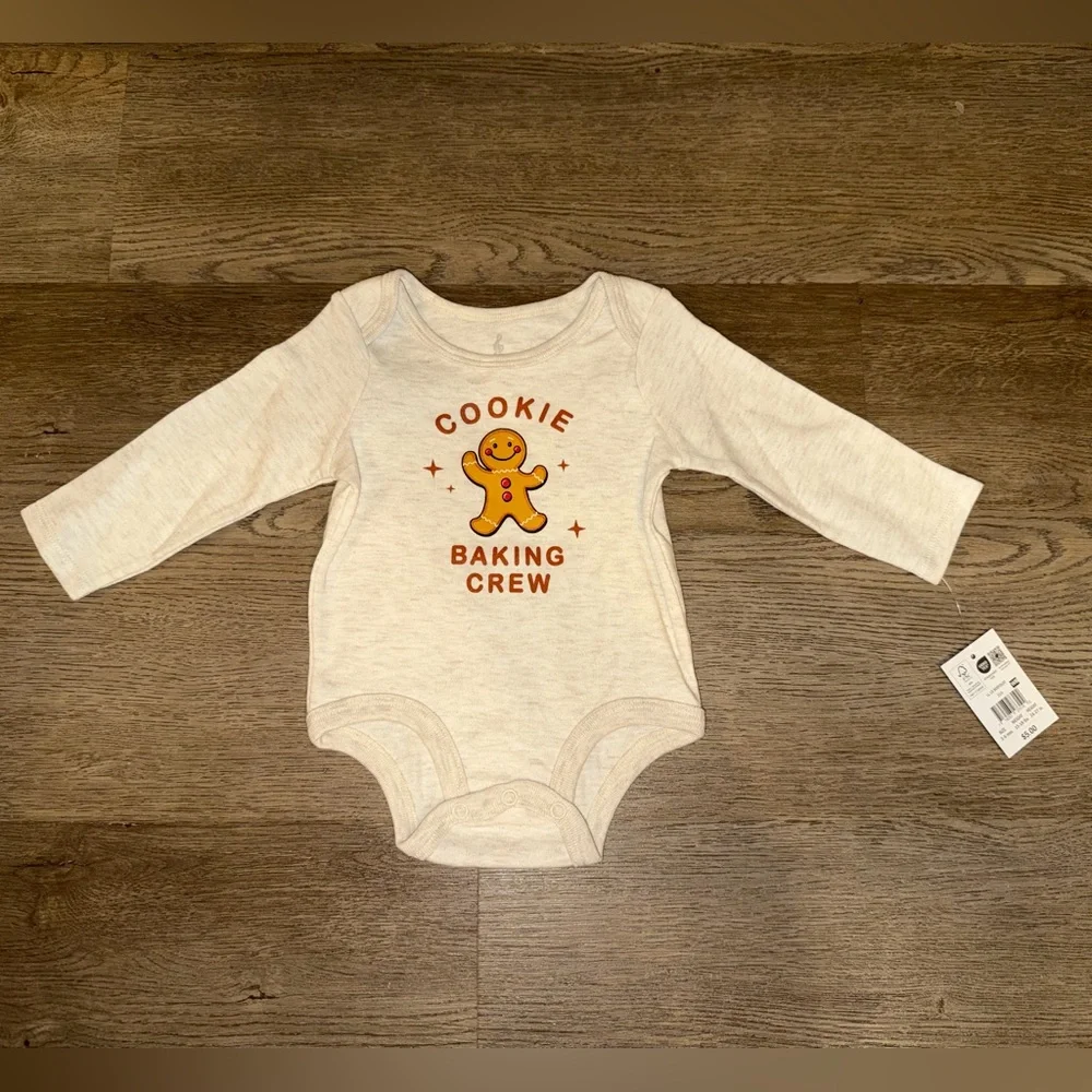 Cookie Baking Crew Christmas Onesie